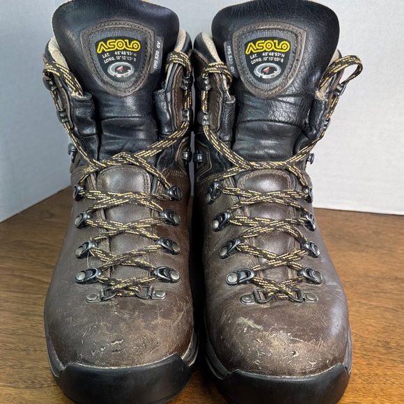 Asolo Mens TPS 520 GV Evo Brown Leather Gore-Tex Serious Hiking Boots, sz 11.5 main image 16